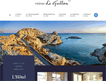 Tablet Screenshot of hotelgrillon.com